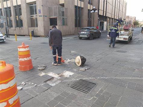 Gobierno Municipal rehabilita calles de la ruta de Procesión del Silencio