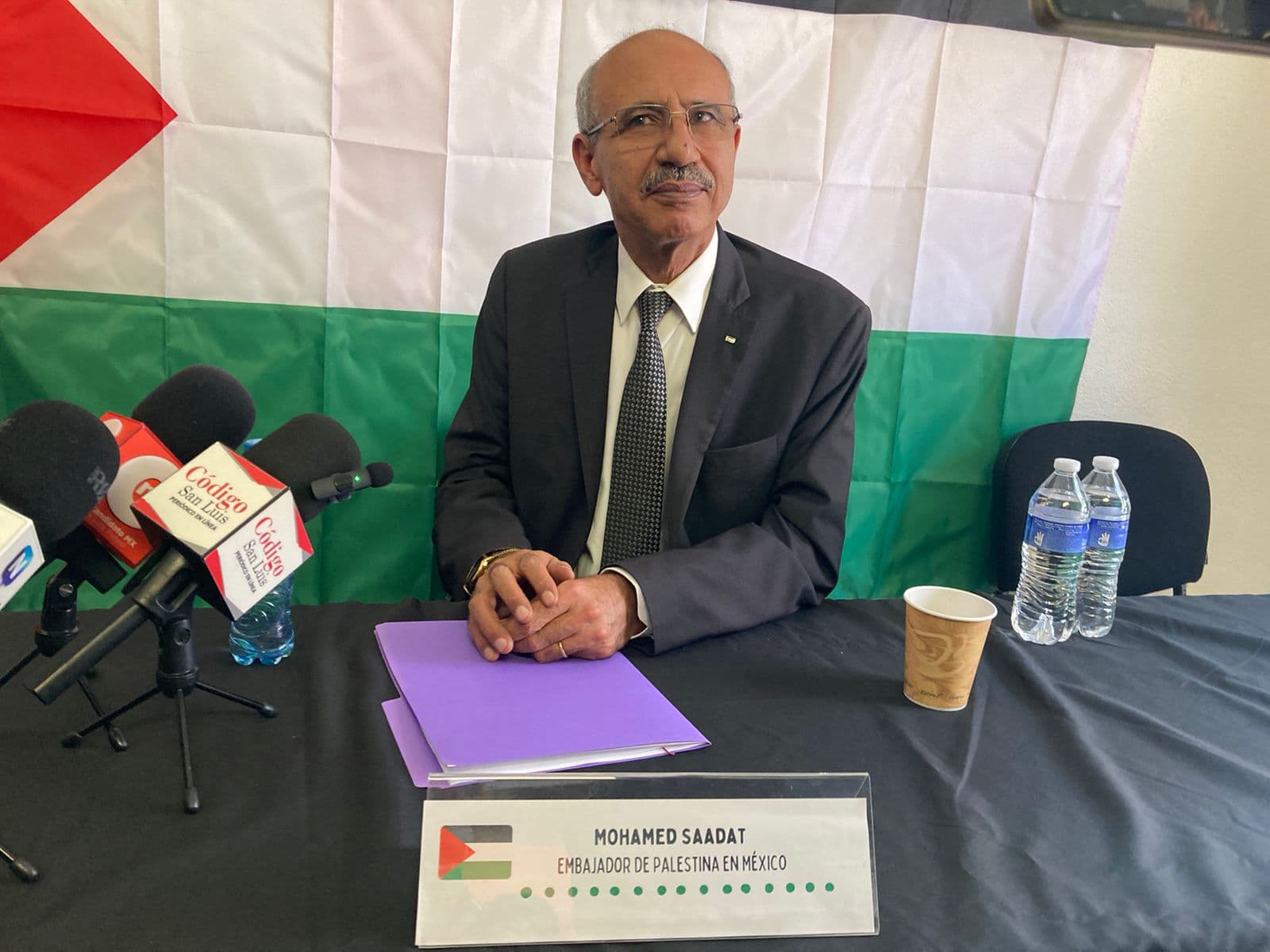 Expone Mohamed Saadat drama humanitario que se vive en Palestina