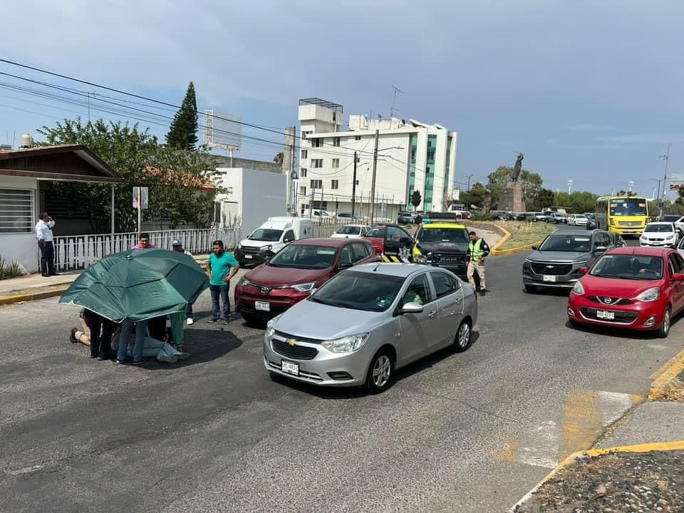 Atropellan a mujer en Glorieta Mariano Jiménez