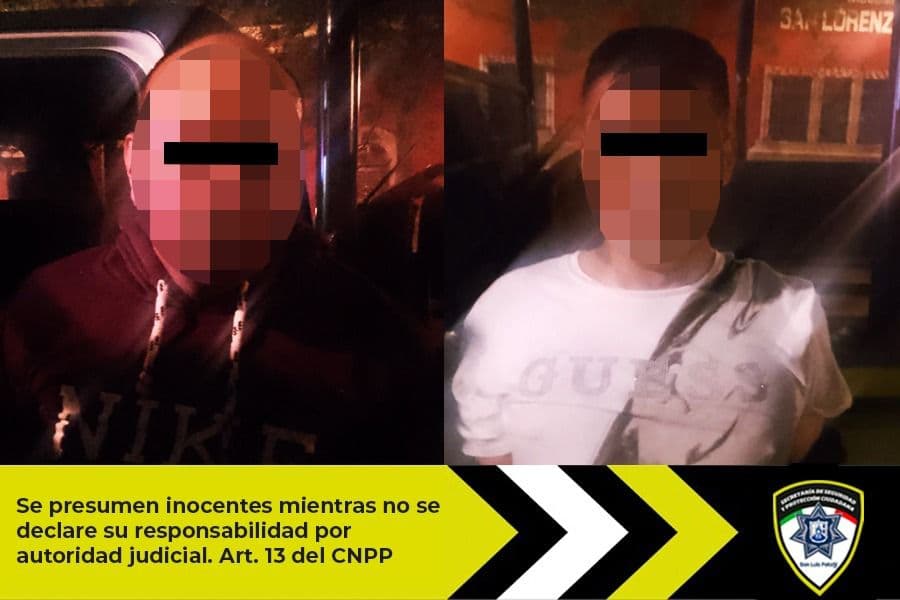 Detienen a 2 hombres por robo de tubería en Centro Histórico