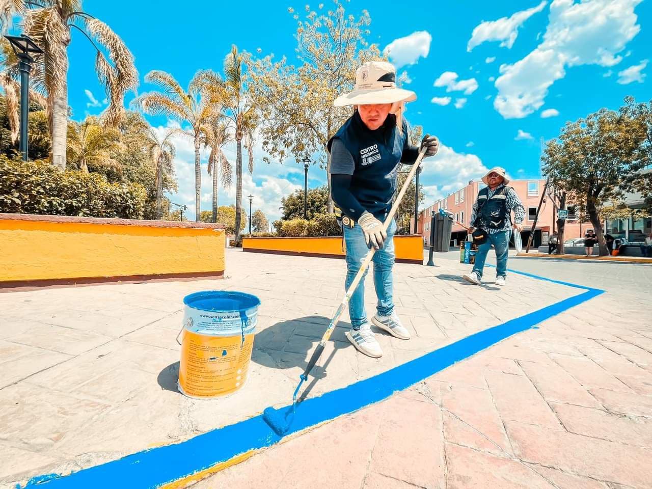 Mantenimiento a la Plaza del Milenio: mejoras para una ciudad más accesible y limpia