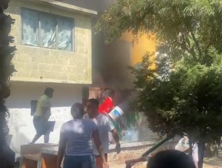 Muere niña con discapacidad al incendiarse su casa en SLP