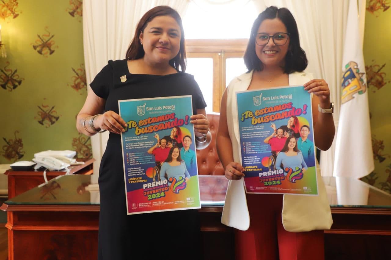 Apoyará municipio a jóvenes con Premio Municipal de la Juventud 2024