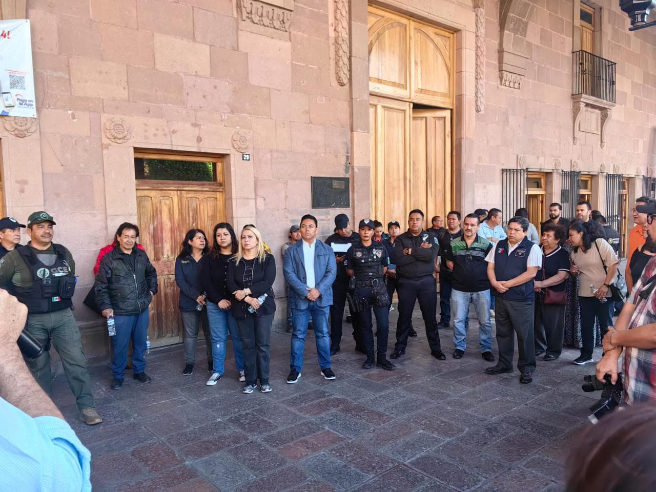 Ayuntamiento de SLP supervisa cámaras de videovigilancia junto a comerciantes del Centro Histórico