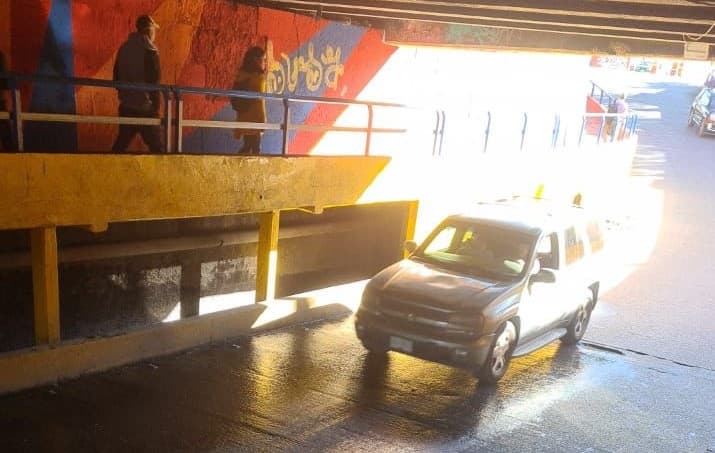 Interapas realiza mantenimiento en el puente Manuel J. Othón; ya se encuentra transitable