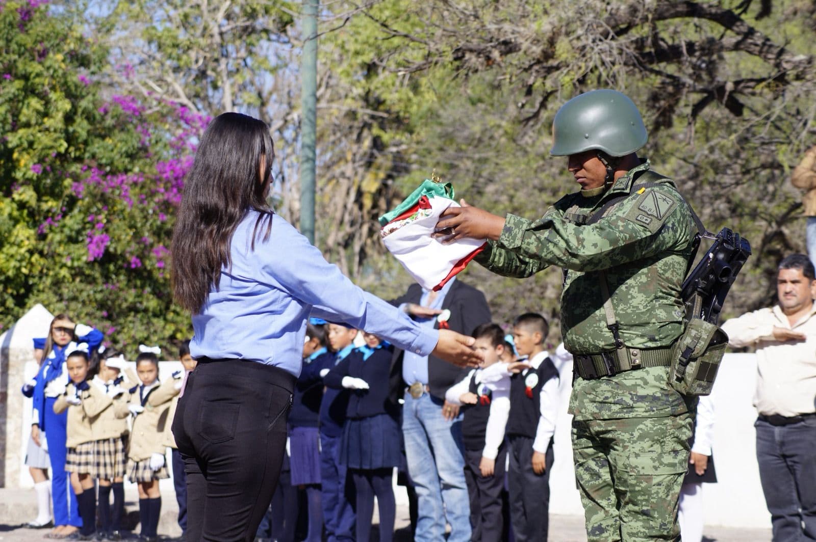 Fomenta Ayuntamiento de SLP la educación y cultura cívica en planteles de la Delegación de Bocas
