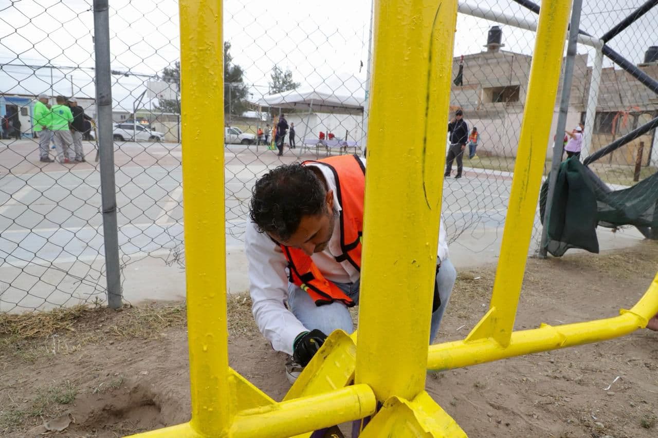Gobierno de la Capital realiza trabajos de Alumbrado Público y de rehabilitación de Parques y Jardines