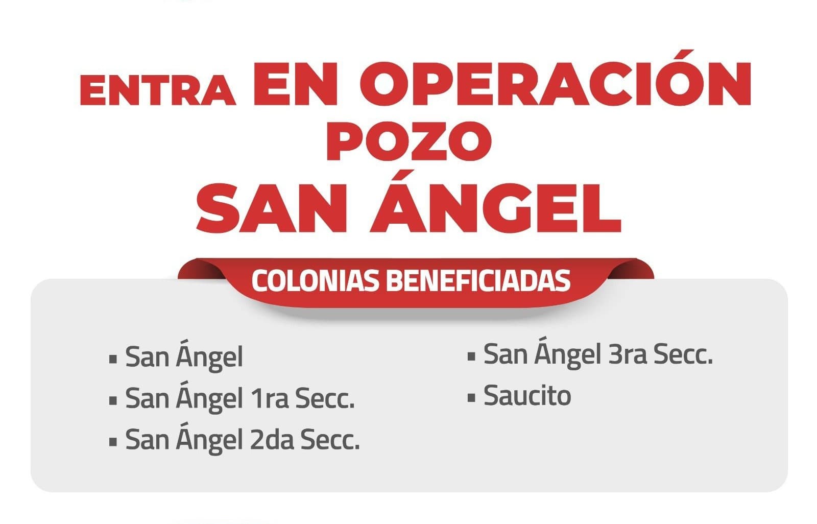 Pone Interapas en operación pozo averiado en Fracc. San Ángel