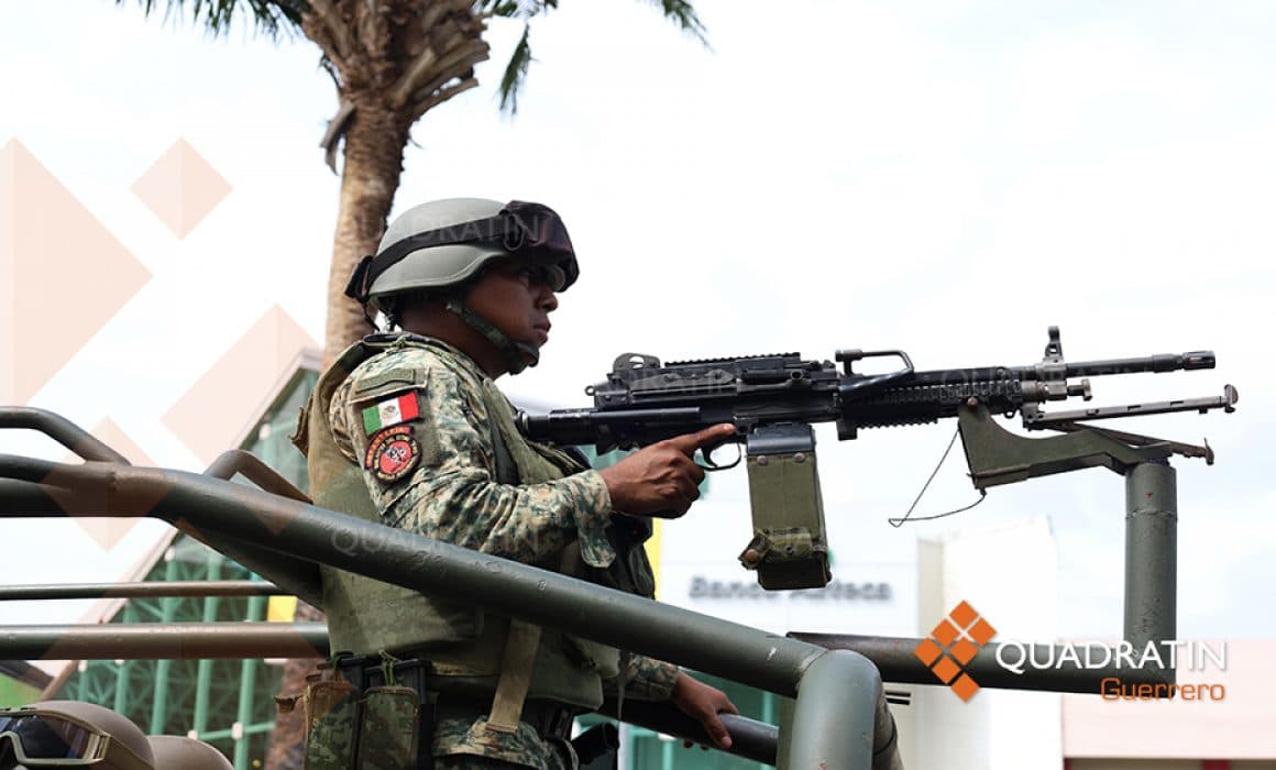 Despliegan a 200 militares más en Acapulco ante aumento de la violencia