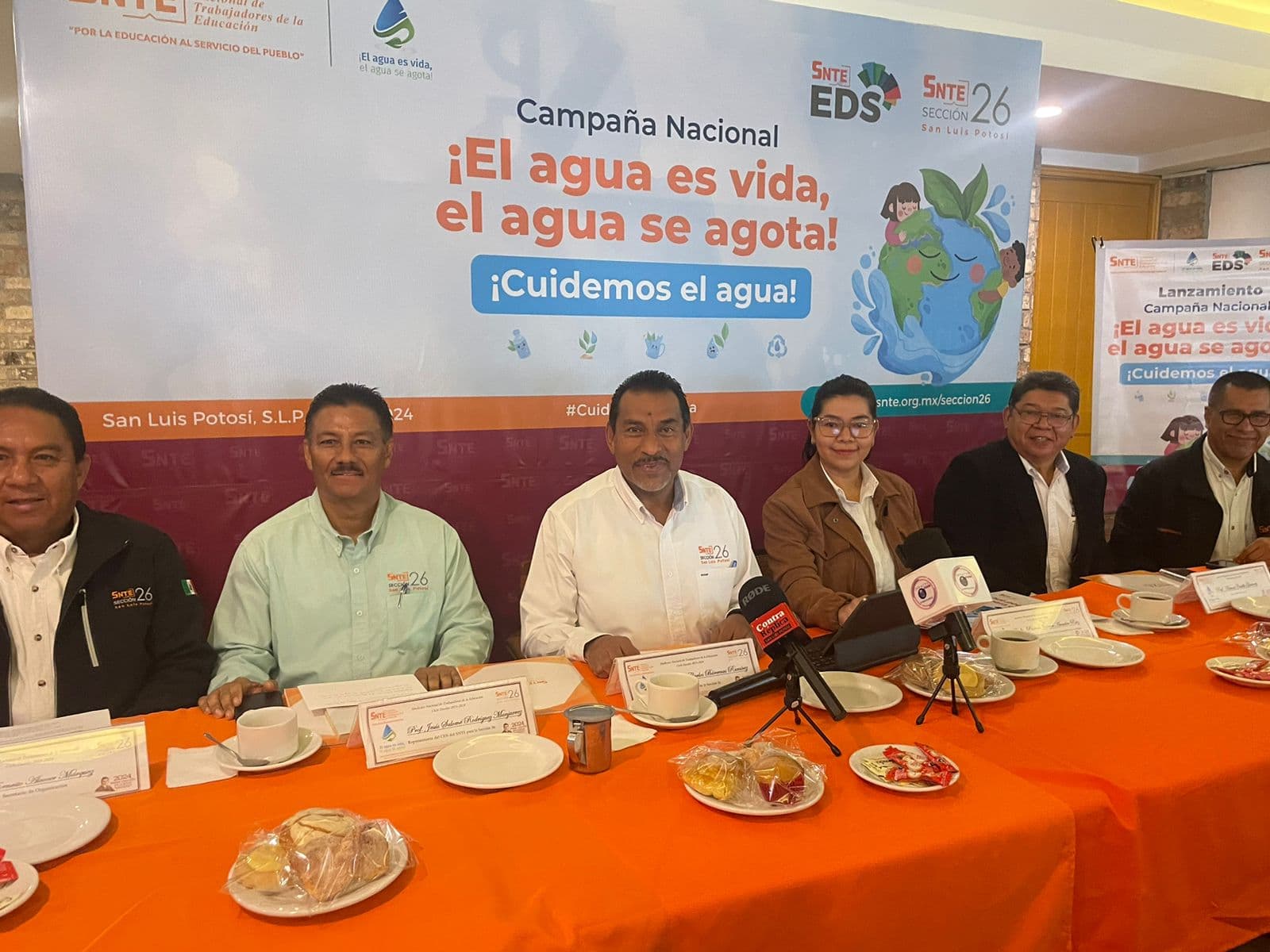 Inicia SNTE programa para conservar el agua en San Luis Potosí
