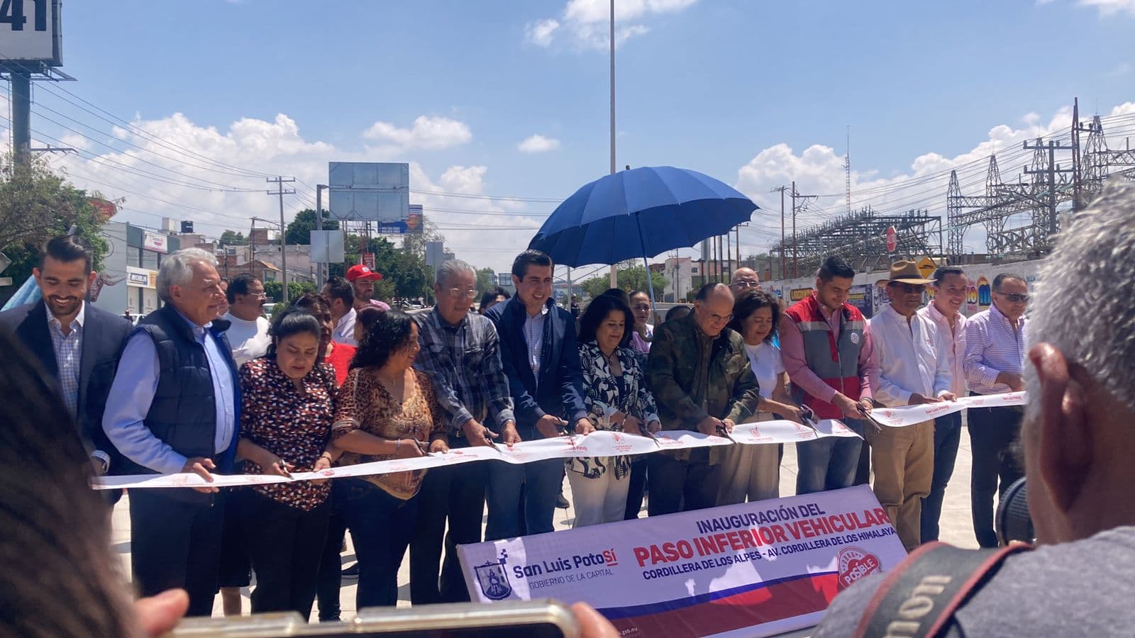 Inauguran paso inferior vehicular de Himalaya