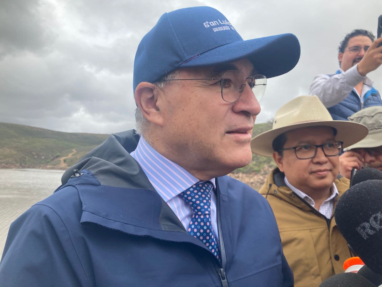Enrique Galindo supervisa condiciones de la presa de San José