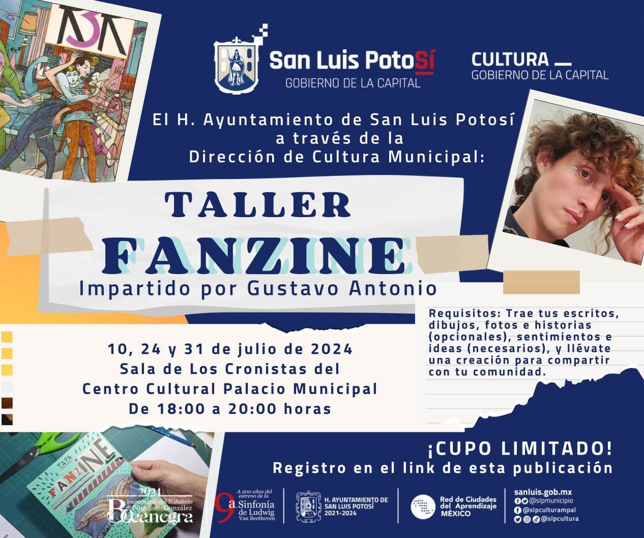 Realizarán taller de fanzine en palacio municipal de la capital