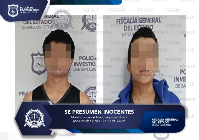Captura FGESLP a dos presuntos agresores sexuales