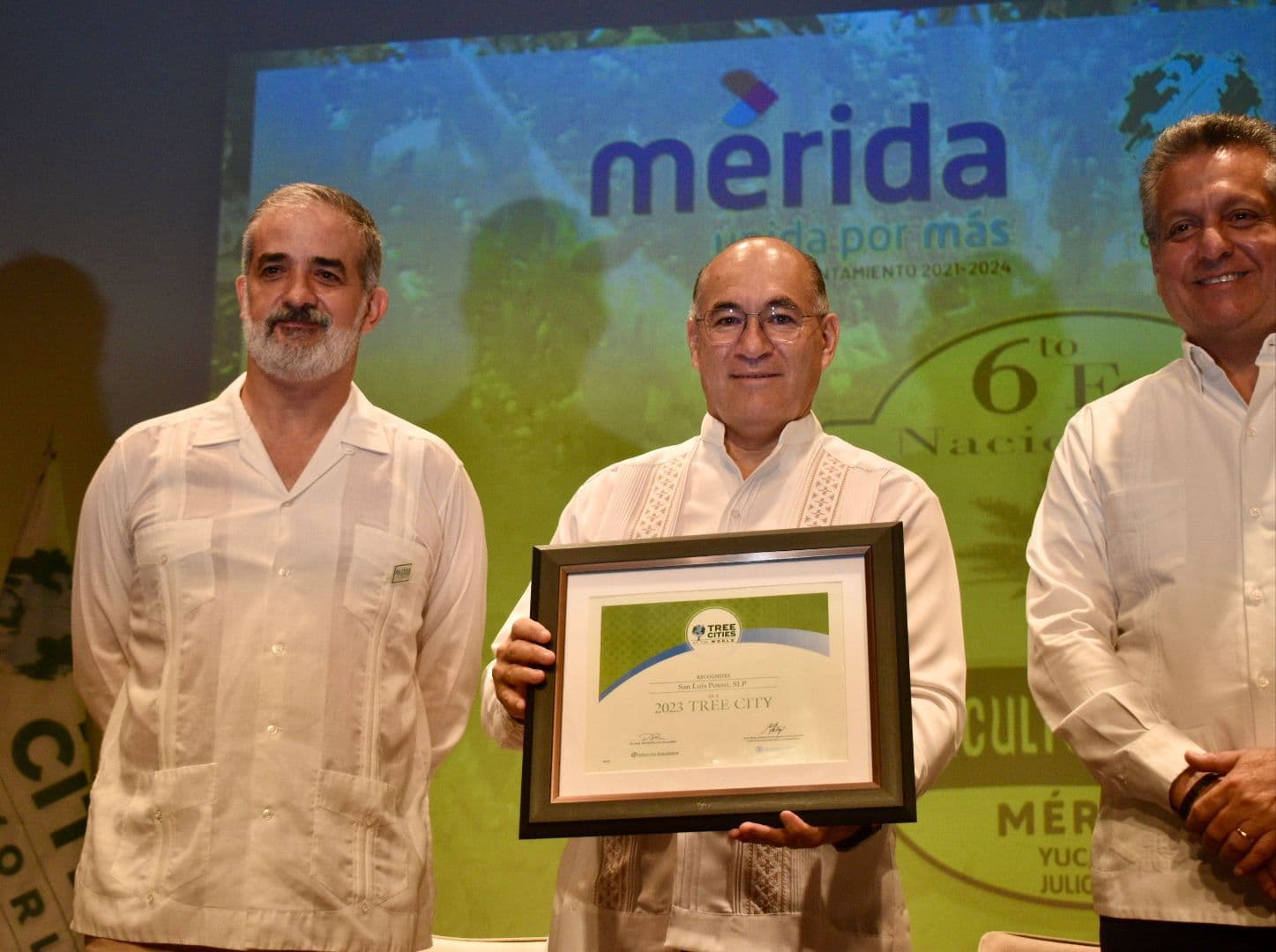 Otorgan distinción Ciudad Árbol del Mundo al municipio de San Luis Potosí