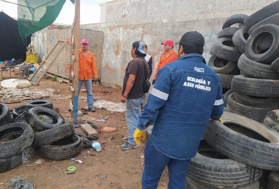 Detecta Ayuntamiento tiradero clandestino de llantas