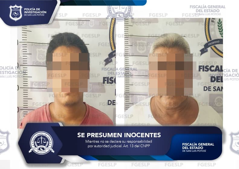 Capturan a dos hombres acusados de homicidio calificado en Tamuín