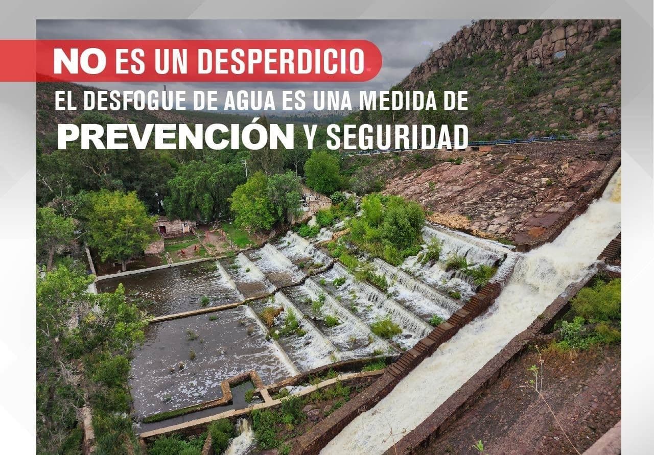 Verterá Interapas excedentes de agua de la presa San José