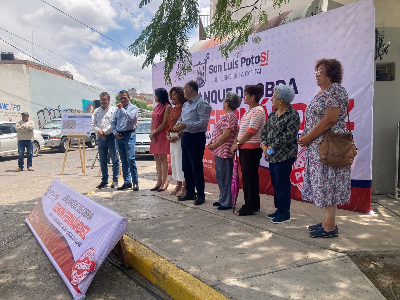 Inician obras de rehabilitación en calle Zenón Fernández