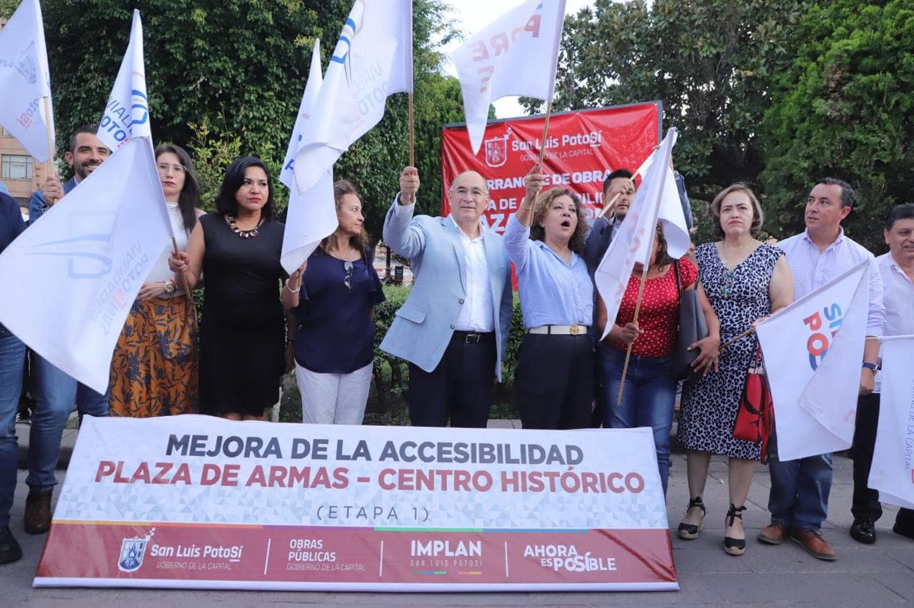 San Luis Capital da paso a la inclusión: Inician obras de accesibilidad en el Centro Histórico