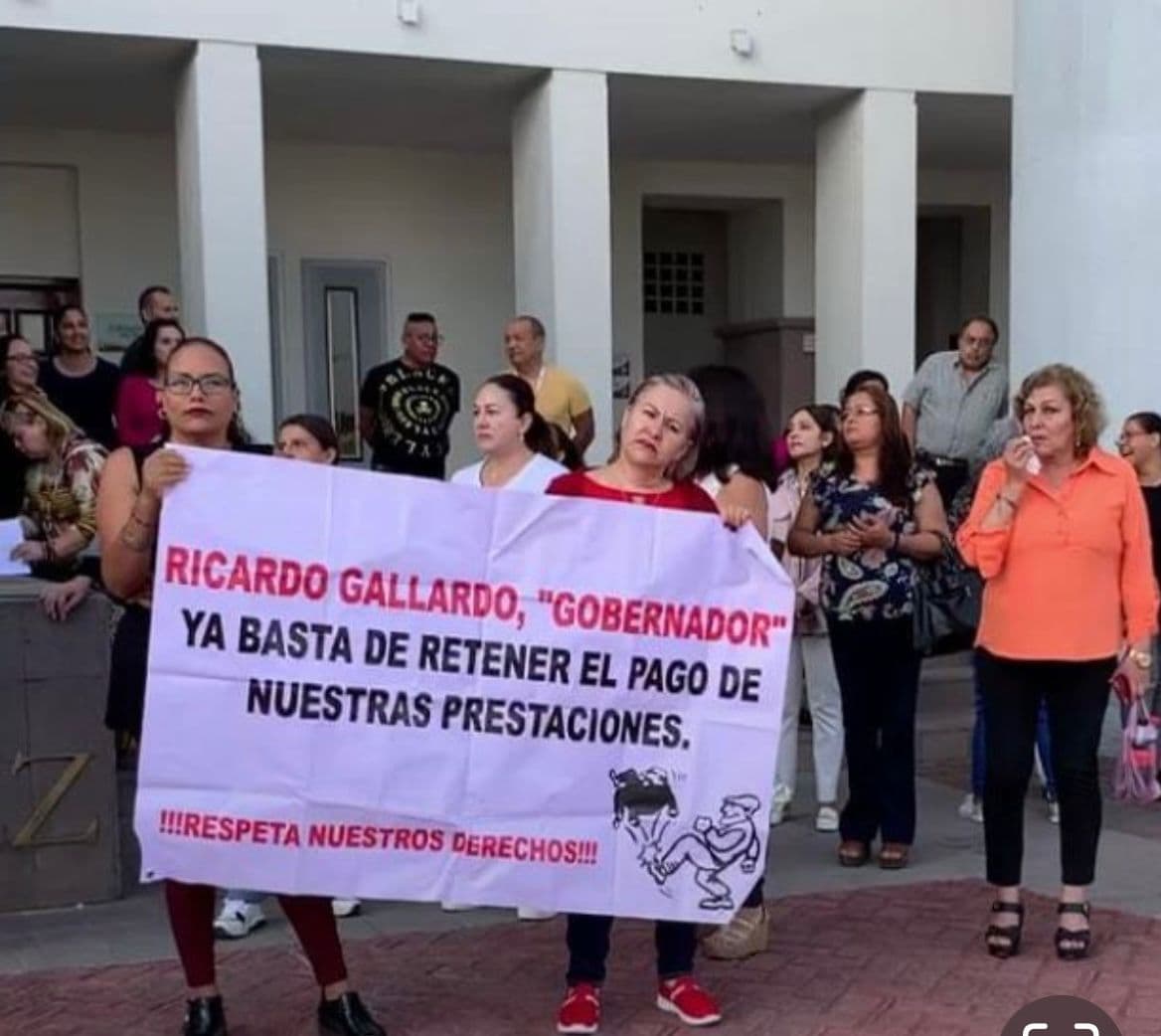 Trabajadores del Poder Judicial protestan por adeudos
