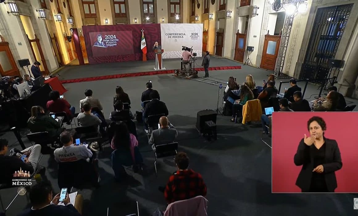 Resalta AMLO plan de Claudia de llevar tren de pasajeros a norte del país