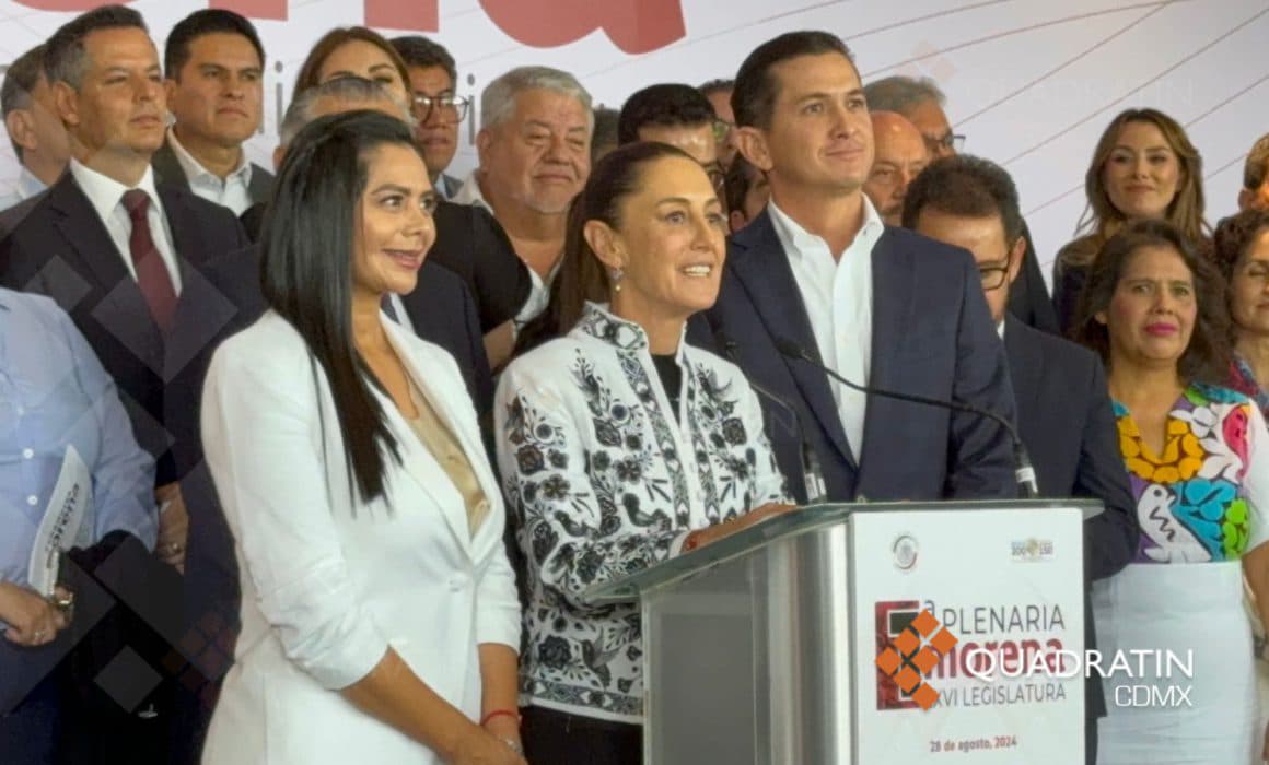 Oficializa Sheinbaum pase de senadores electos del PRD a Morena