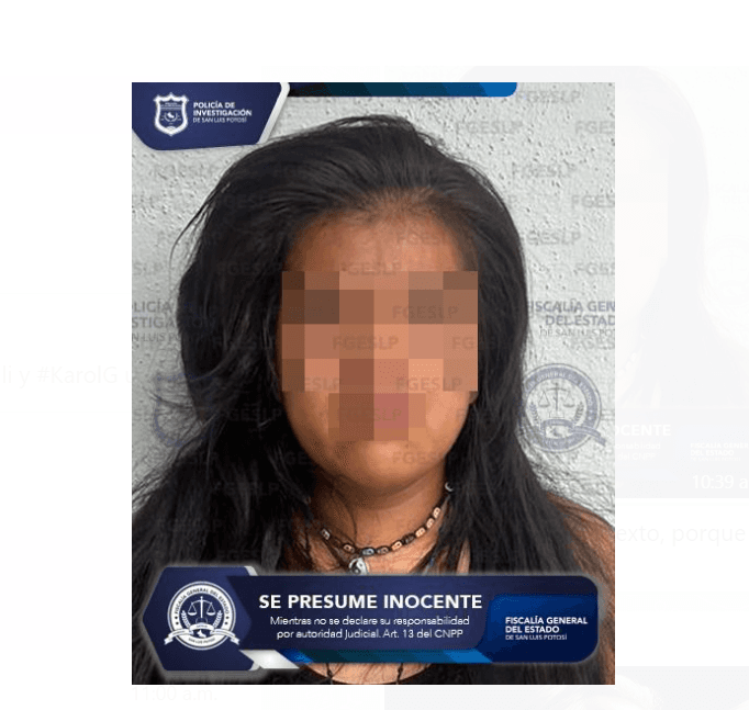 Detienen a mujer implicada en homicidio de dos menores en San Luis Potosí