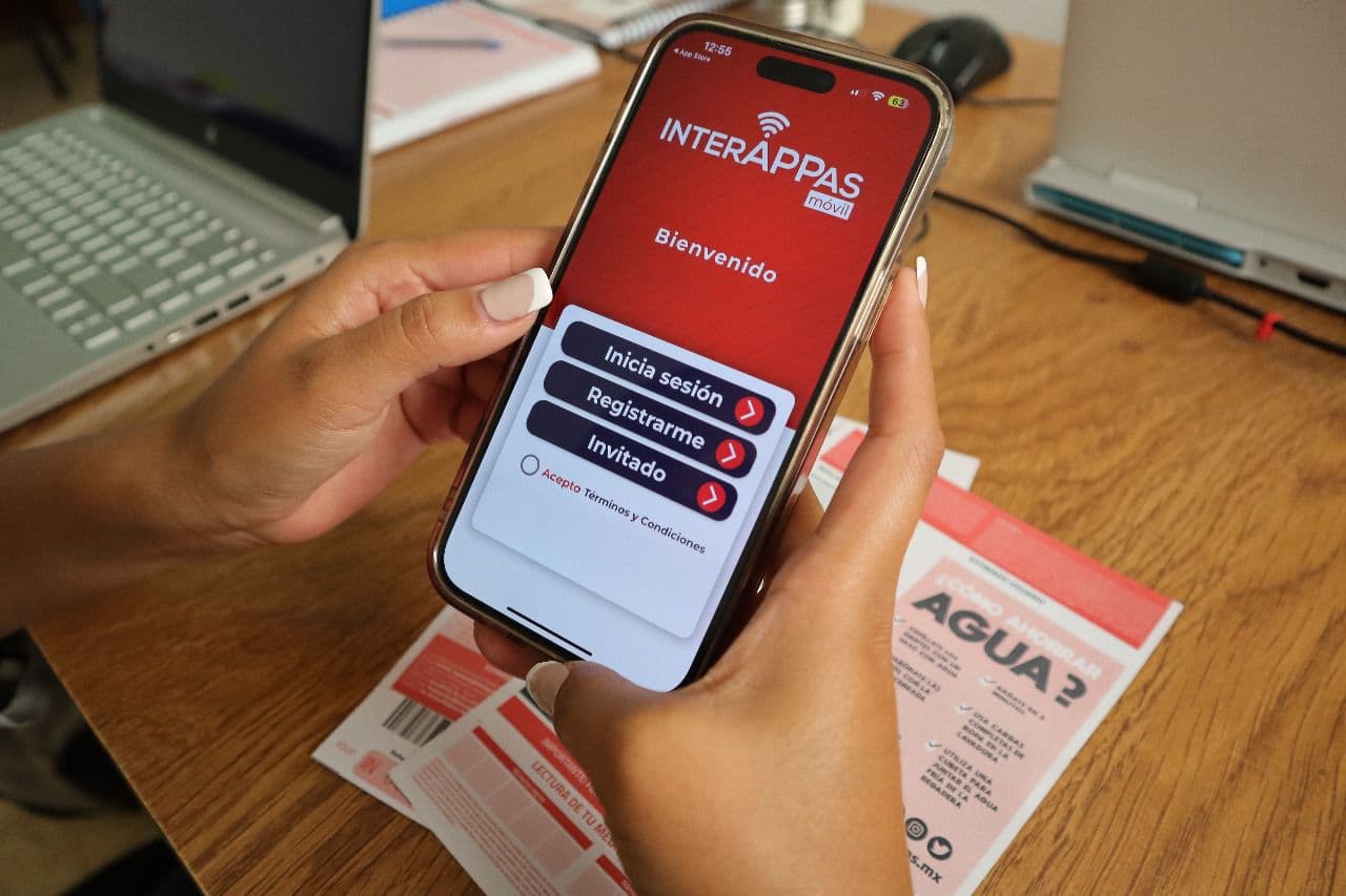 Actualizan App de Interapas para brindar nuevas funcionalidades
