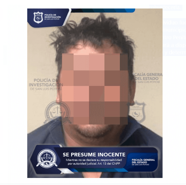 Detienen a sujeto por presunto asesinatoen Armadillo