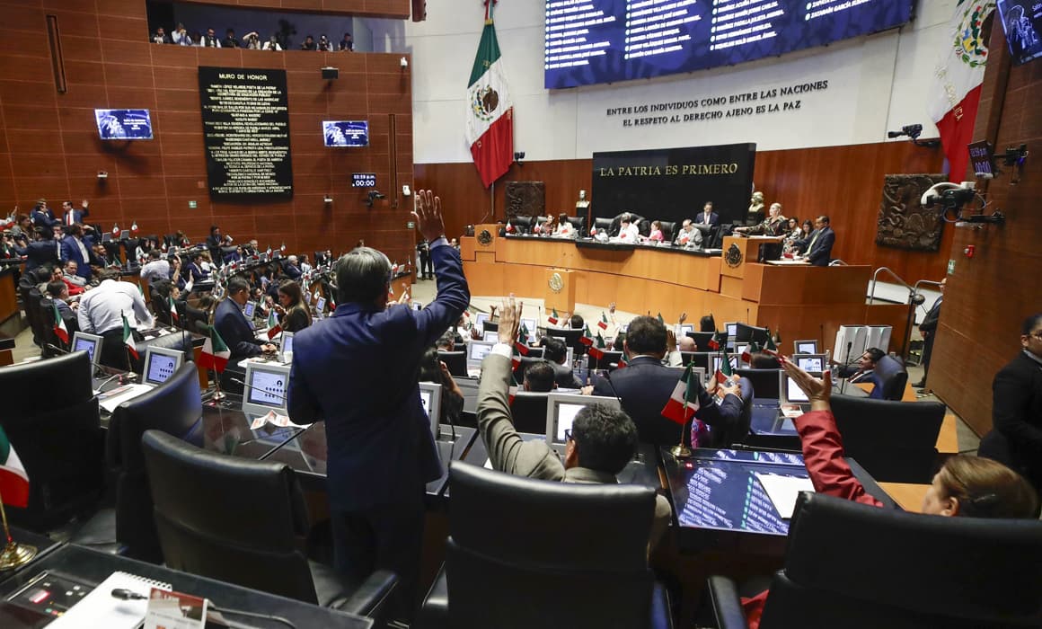 Ya discuten 96 senadores reforma judicial