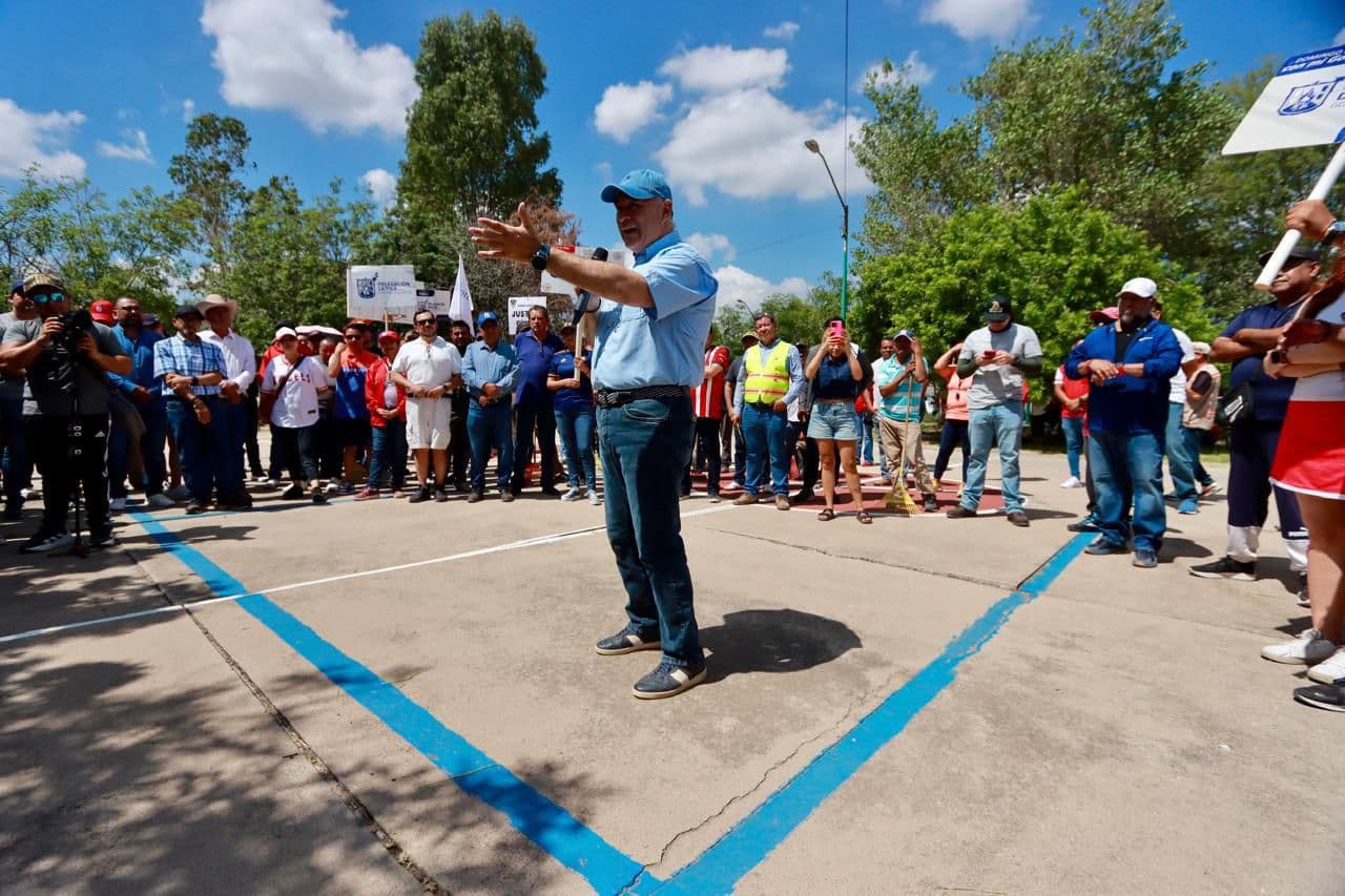 Encabeza Alcalde Galindo trabajos de mejora en Col. San Salvador