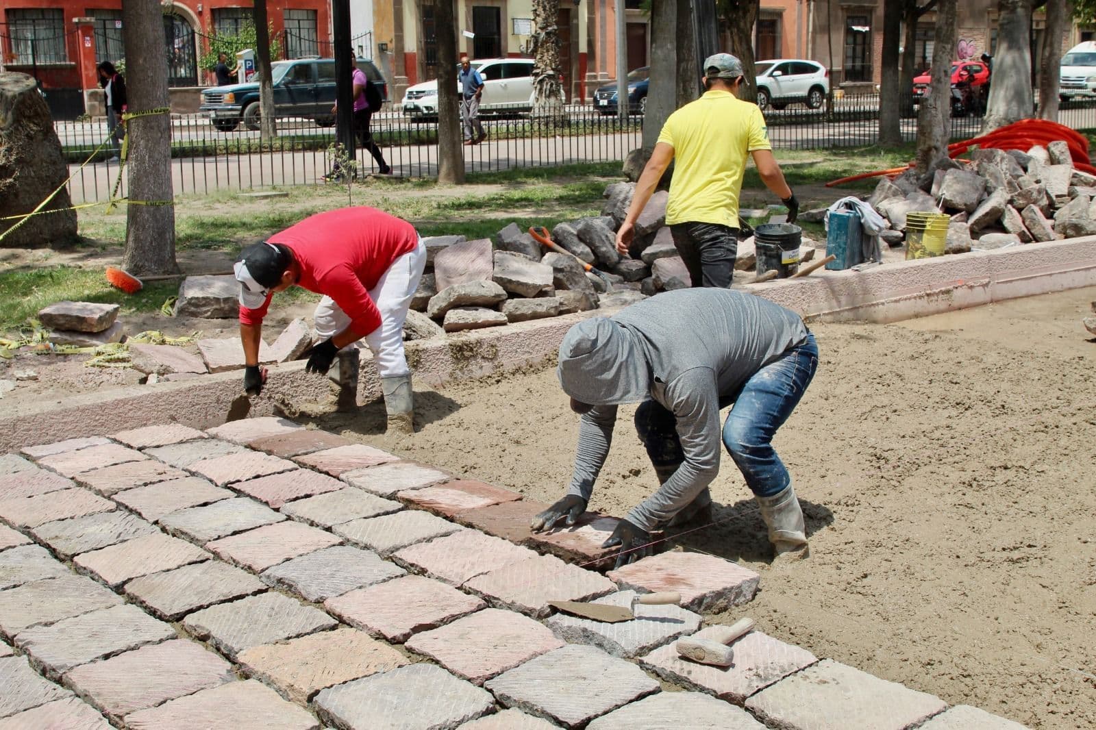 Regenera Ayuntamiento calzada de Guadalupe con 29 mil piezas de adoquín