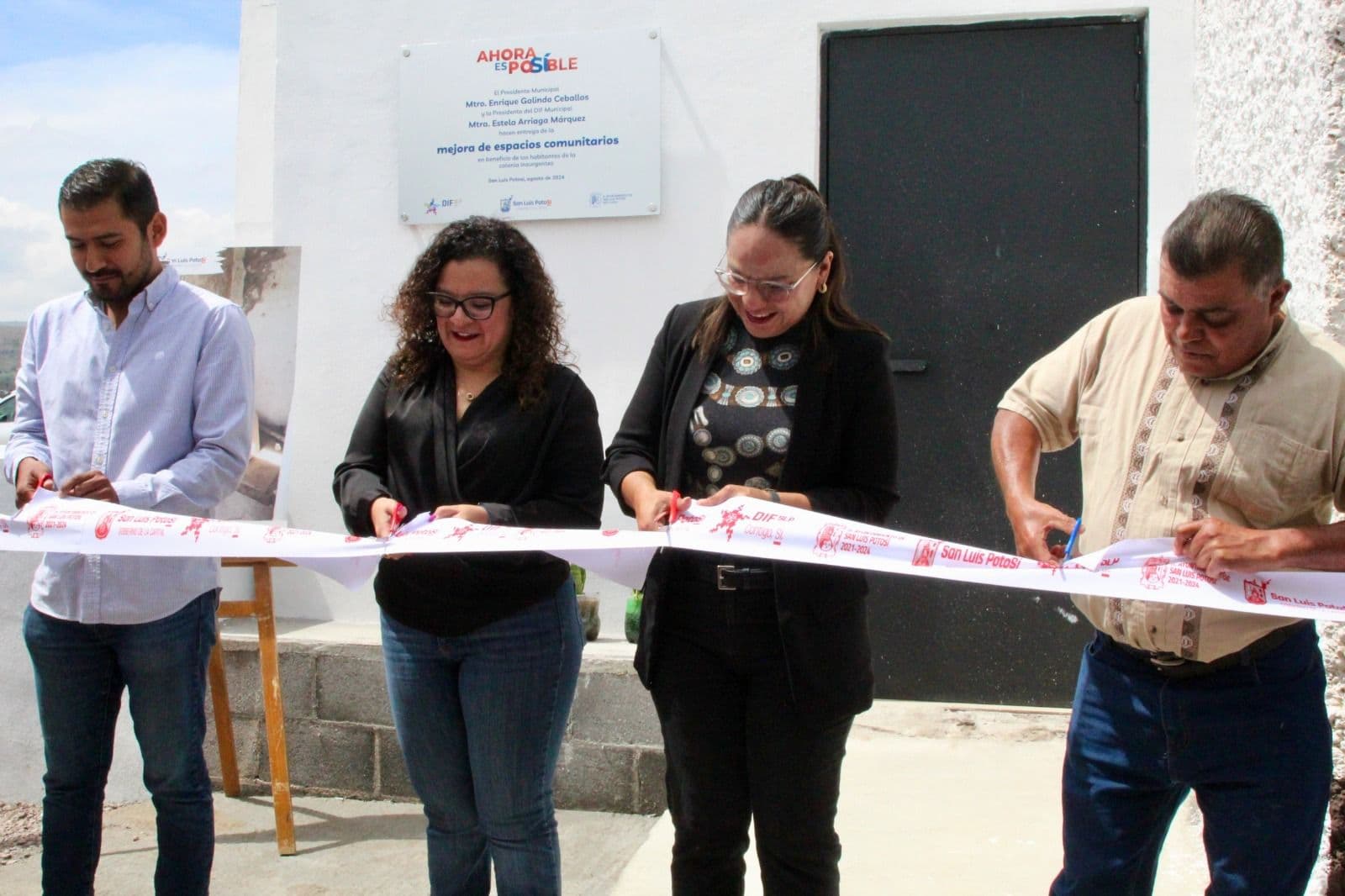 Inaugura DIF y Ayuntamiento obras en Casa de Salud de Escalerillas