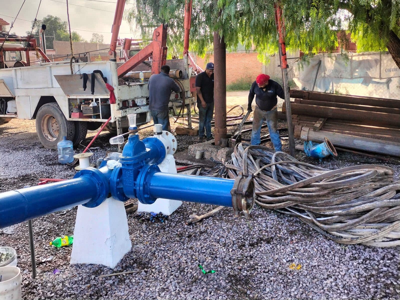 Reactiva Interapas pozo en la capital tras daños por tormenta eléctrica