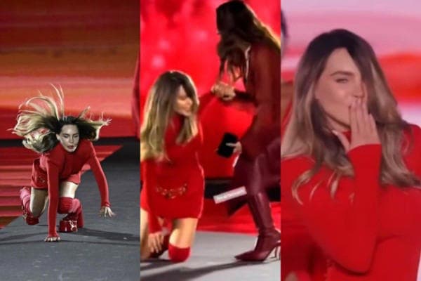 Belinda en tendencia tras caída en desfile en Francia