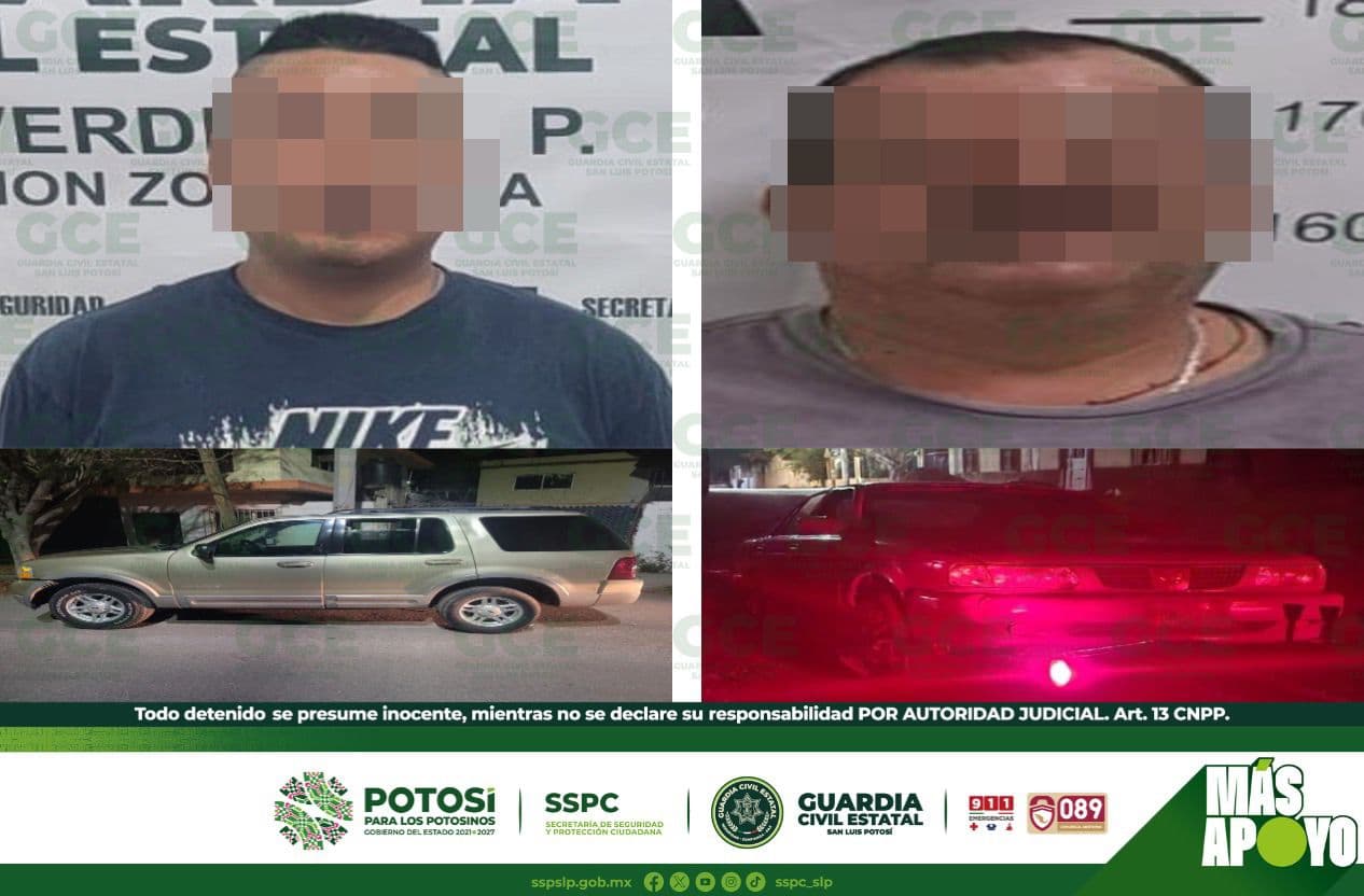 Guardia Civil Estatal detiene a dos conductores por delitos contra la seguridad vial