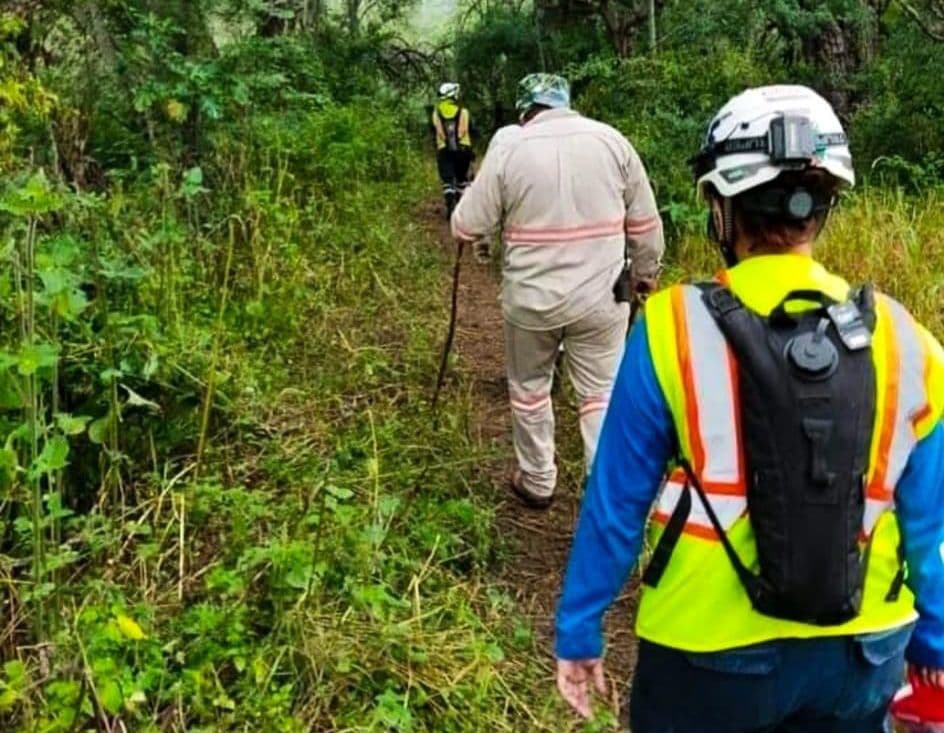 Confirman muerte por infarto de trabajador de CFE desaparecido en la Sierra de San Nicolás