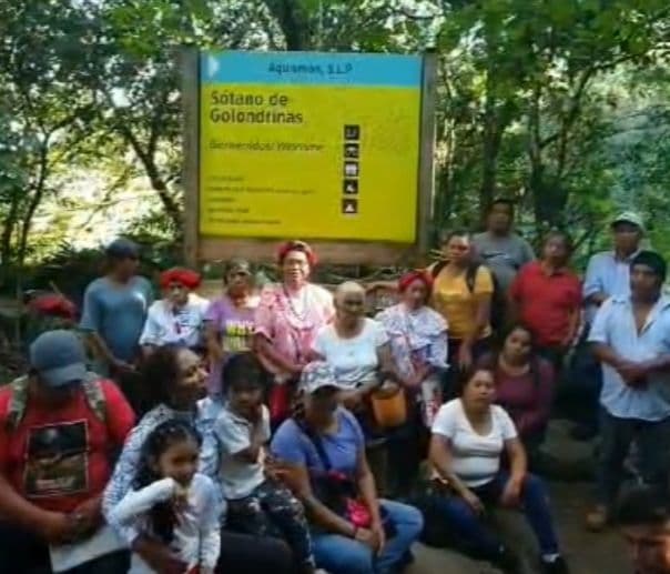Habitantes tének de Tamapatz exigen justicia por ecocidio en el Sótano de las Golondrinas
