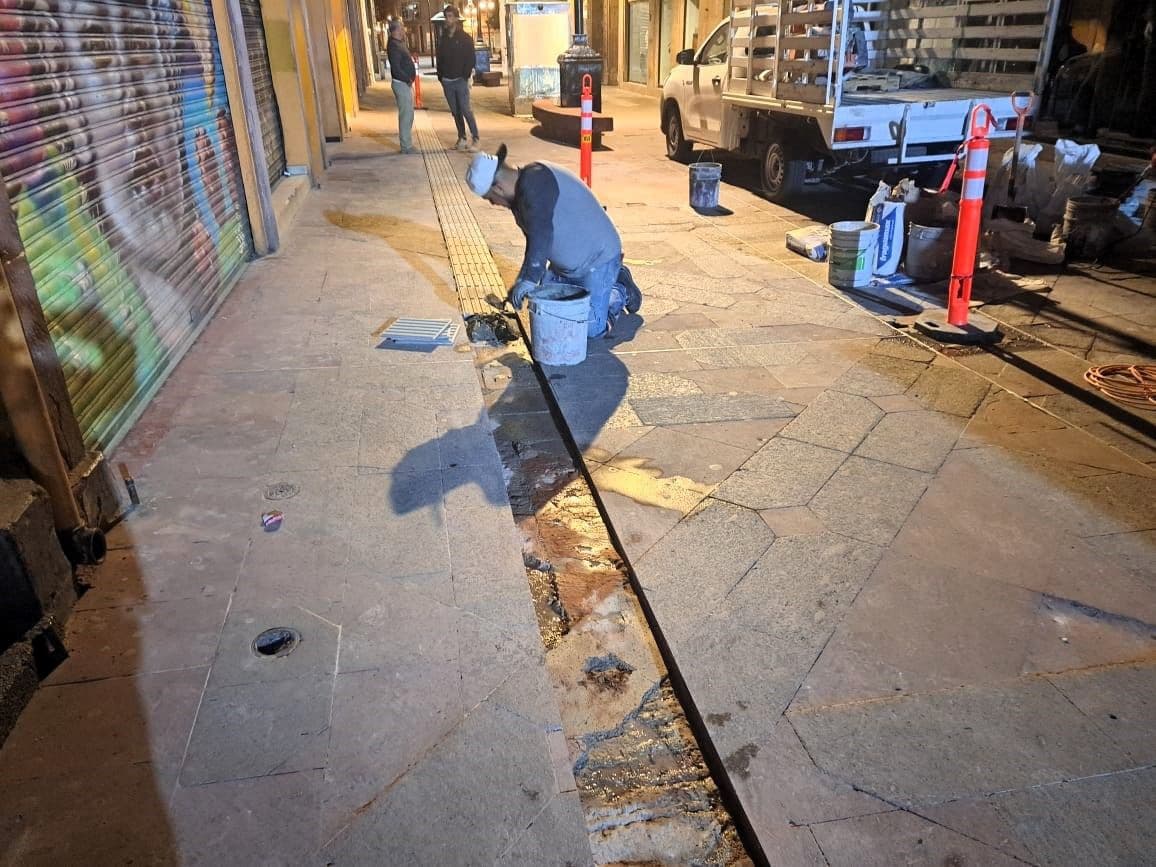 Continúan obras de Ruta de Accesibilidad en Centro Histórico