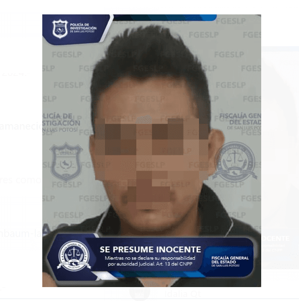 Detienen a presunto homicida en San Luis Potosí