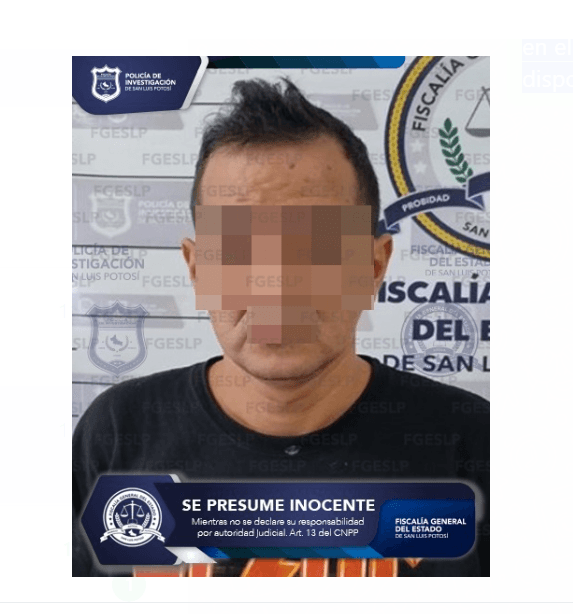 Fiscalía potosina captura a indiciado por agresión sexual