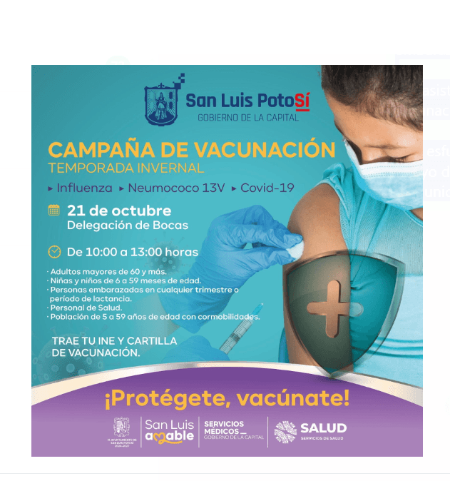 Gobierno de la Capital llevará vacunación a Bocas el lunes