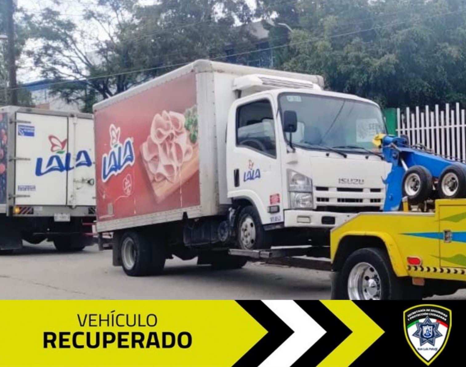 Recupera SSPC camioneta de reparto robada con violencia