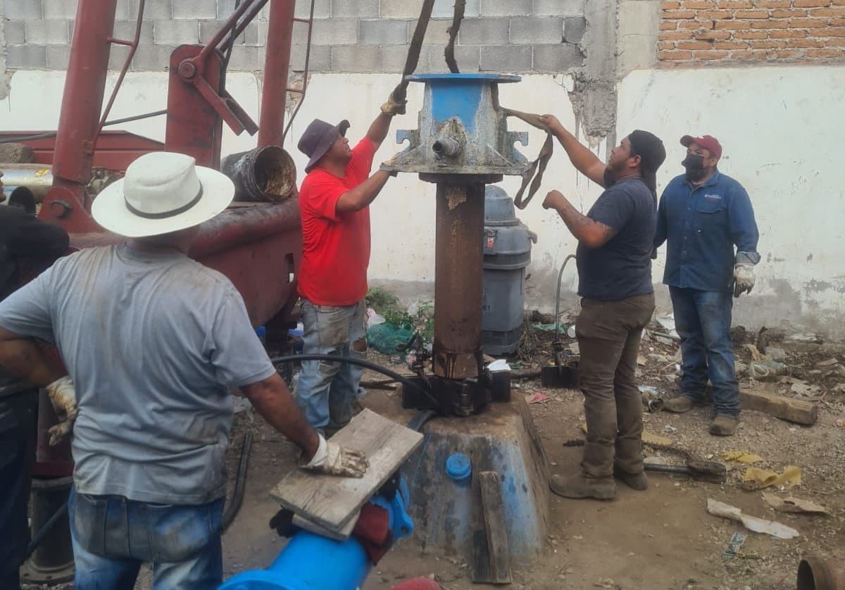 Restablecen pozo El Paseo tras reparaciones electromecánicas