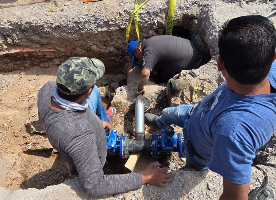 Programa Fugacero de Interapas ha reparado 107 fugas en una quincena