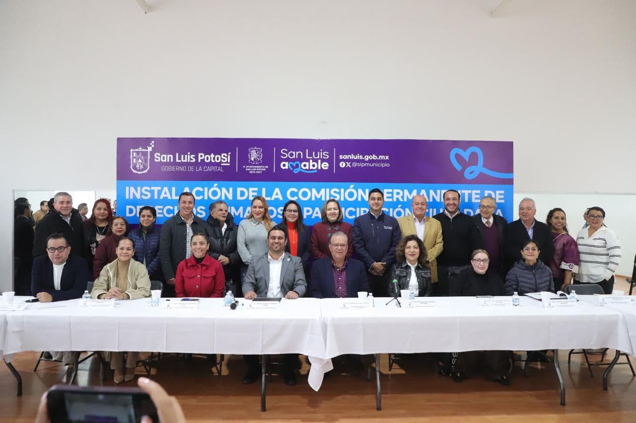 Garantizará Ayuntamiento de SLP lucha por los derechos humanos con nueva comisión