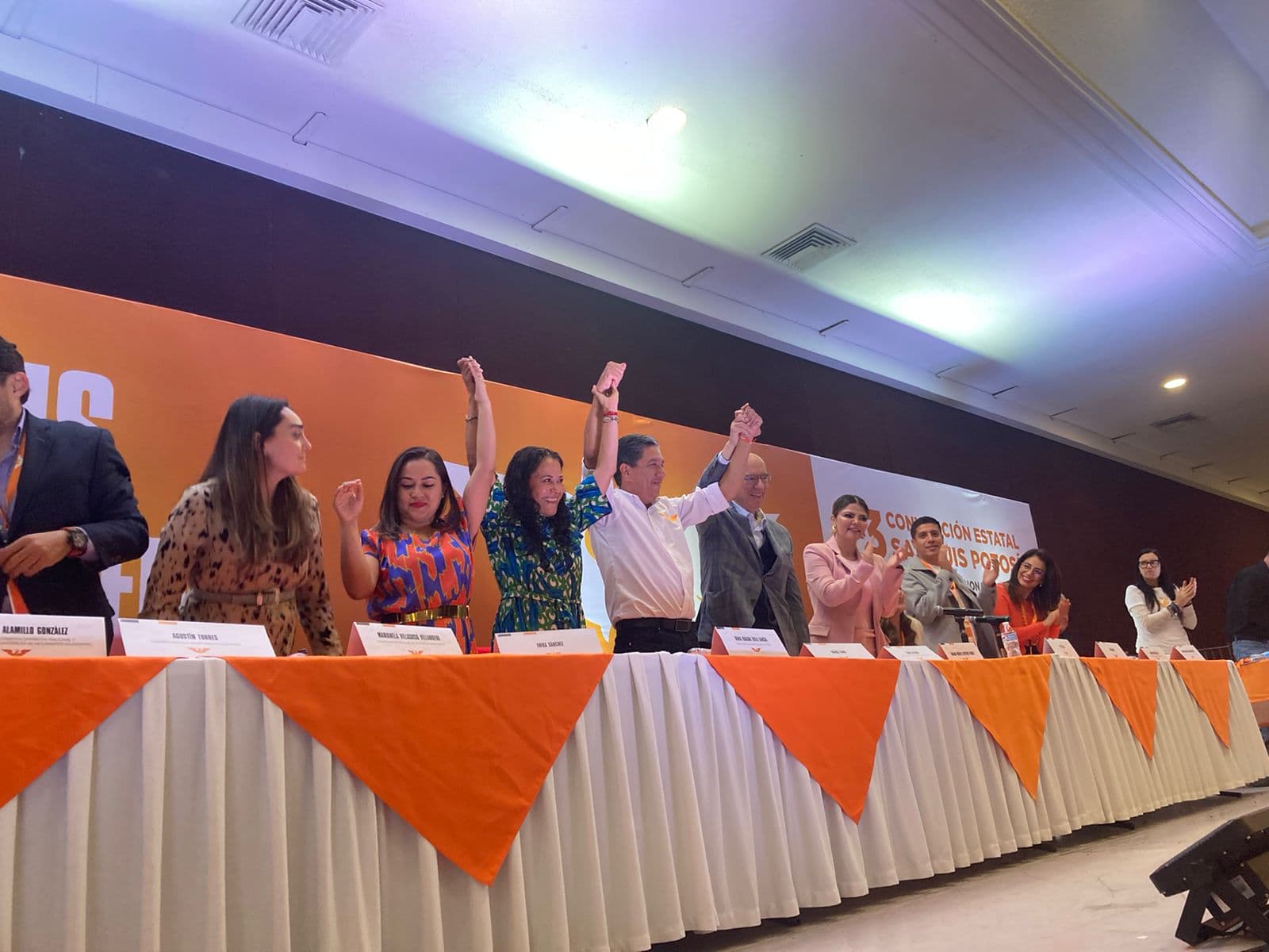 Reelección de Marco Gama deja idéntica dirigencia de MC en el estado