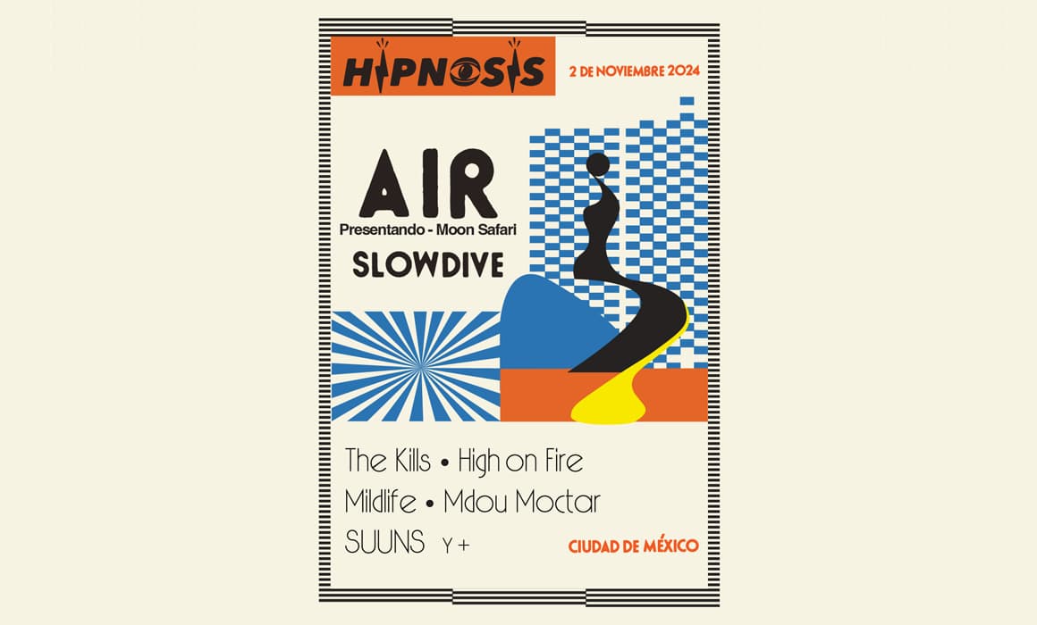 Despertará sonido de Gang of Four, Air, Slowdive y The Kills en Hipnosis