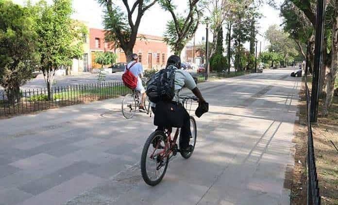 Ciclistas sancionados en SLP: 140 infracciones por invadir áreas peatonales